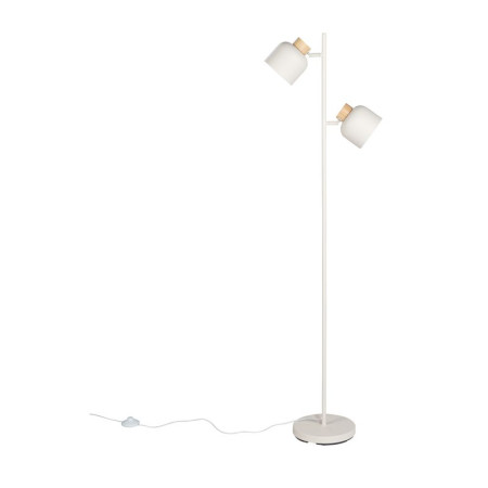 Lampadaire 2 lumières H.143,5 VULKAIN Crème